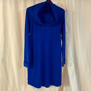 Vince Camuto royal blue cowl neck tunic. Size S.